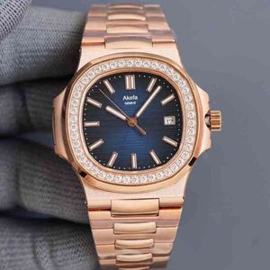 40 mm Mens Automatyczne diamentowe zegarek Zielona tarcza Super Luminous Cal325 Mocowanie mechaniczna wodoodporna data stali nierdzewnej DJ7O HR97