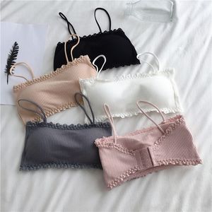 Canotta Reggiseno per bambini Pizzo Intimo per ragazze giovani Confortevole Pubertà Reggiseni da allenamento per adolescenti Reggiseni imbottiti per adolescenti Lingerie 20220908 E3