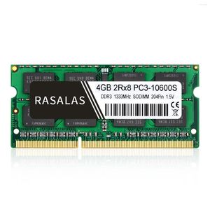 Rasalas 4 GB 2Rx8 PC3-10600S DDR3 1333 MHz SO-DIMM 1 5 V Notebook-RAM 204-poliger Laptop-Speicher Sodimm NO-ECC