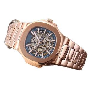 Pp Automatic Machinery 40mm Luxury Watch Men Sweeping Movement Skeleton No Battery Es 2234