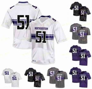 American College Football Wear College NCAA College Jerseys Northwestern 84 Cameron Green 13 Trevor Siemian 51 Pat Fitzgerald 26 Evan Hull 11 Aidan Smith Custom Foot