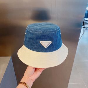 Fashion Wide Brim Hats Bucket Hat Designer Mittade mössor för kvinnor Cowboy Cowgirl Flat Bonnet Mens Baseball Cap Snapbacks Unisex Outdoor Casual Top Quality Patchwork