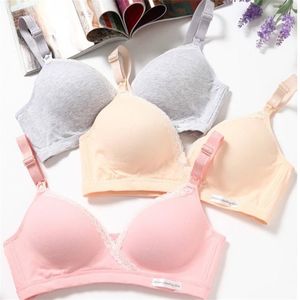 Maternity Intimates Lace Trim Nursing Bra Wireless Lingerie Breastfeeding Bra for Pregnant Women Pregnancy Breast One Size Sleep Underwear 20220908 E3