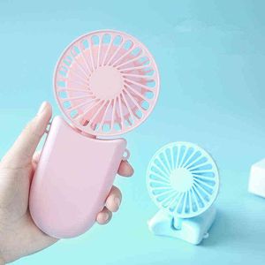 Elektriska fläktar Portable Hanging Neck Fan USB RECHARGEABLE Mini Folding Fan Outdoor Handheld Air Conditioner Travel Cooler 3 Gears Justerbar T220907