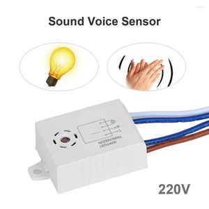 Switch 3pcs Home Melhoramento Módulo 220V Sensor de voz do detector de voz Intelligent Auto em interruptores de acessórios leves