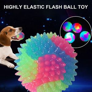 Light Up Dog Balls Toys мигает эластичный мяч светодиод
