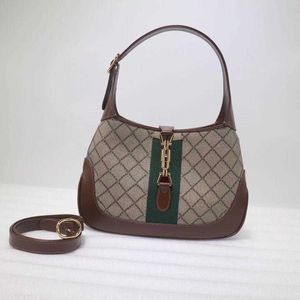 Högkvalitativ lyx Vannogg 1961 Axel Tote 636706 Kvinnors väska handväskor duk underarm läder crossbody damer utomhus mini handväska lyx