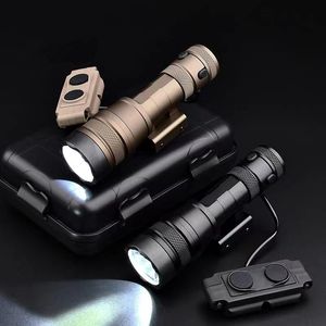 Accessori tattici REIN 2.0 Micro Kit Torcia in metallo da 1300 lumen con interruttore a doppia funzione Adatta a 20MM Picatinny Rail Airsoft Wadsn Luce per armi