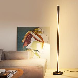 Floor Lamps Modern LED Lamp Dimming Standing Light Simplicity Home Decoration For Living Room Bedroom Bedside Corner Lighting Fixtures