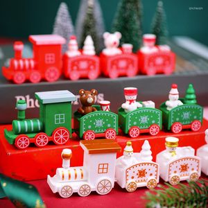 Forniture festive Decorazioni per torte di Natale Ornamenti Net Celebrity Train 2022 Merry Xmas For Home Happy Birthday Party Kids