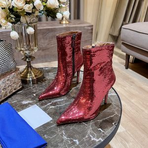 SHOES A03 designer top version handmade 2022 new AQ home pointed mid-tube boots