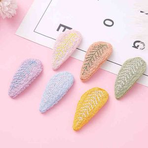 Hair Accessories Leaf Clip for Baby Girls Colorful Small Barrettes Newborn pins Headwear Kids Clips T220907
