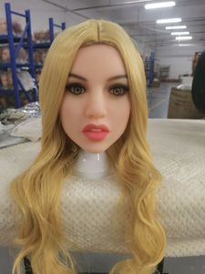 aa sex doll doll head toys tpe男性の片頭のためのリアルな新しい深いマウスホール