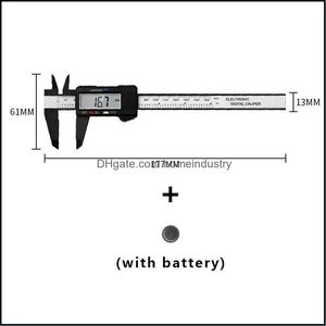 Andra tatueringsmaterial Digital elektronisk Vernier -bromsok 150mm Se PIC TATTOO Supplies Eyebrow Rer Mätverktyg LCD Microblading Mi DHCO2