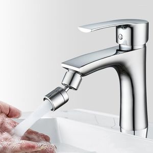 Bathroom Sink Faucets 720 Degree Rotation Universal Splash Filter Faucet Sprayer Head Kitchen Tap Nozzle Wash Basin Extender Adapter