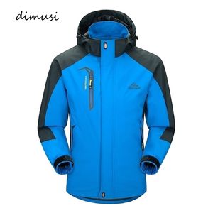 Herrenjacken Dimusi Casual Jacket Fr￼hling Herbst Armee wasserdichte Windbreaker Mann atmungsaktivem UV -Schutz Overtock 5xl TA541 220908