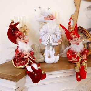 Рождественские украшения Другие мероприятия поставляют поставки ручной работы по висячим сидячее эльф -игруш