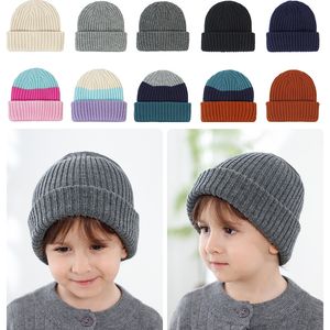 Caldo cappelli invernali per bambini bambini Kind Kids Boy Caps Babyy Girls Cap Cap Cap Cap Baby Bonnet Wholesale Cute Fashion Bernuie