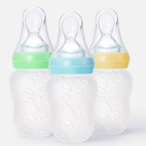 Weiche Silikon-Löffel-Babyflasche mit Deckel, BPA-frei, BPA-frei, 20220908 E3