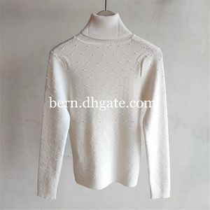 Dropship Kadın Örme Kazak Moda Yüksek Yakalı Külot Kış Sweaters Lady S M L