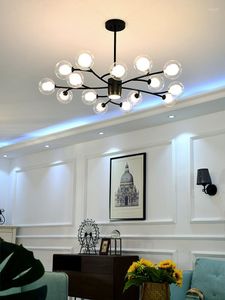 Pendellampor modern led järn luminaria pendente deco maison hängande lampa kommersiell belysning kök mat bar sovrum rum