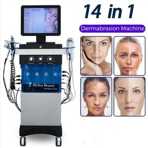 Effetto diretto Hydra Facial Machine Dermoabrasione peelig Pulizia della pelle Trattamento viso Ultrasuoni RF Microdermoabrasione Pistola ad ossigeno