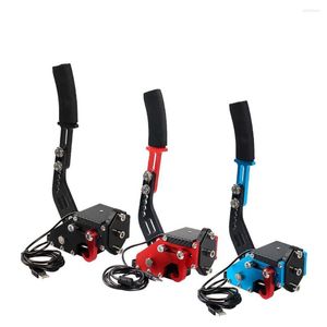 Controladores de jogo USB Handbrake SIM Para G25/27/29 T300 T500 PC Jogos de Corrida Fanatecosw Dirt Rally Hand Brake System 14 Bit Red Black Blue