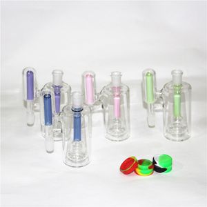 narghilè 14mm raccoglitori di cenere di vetro con ciotole di vetro 45 90 gradi percolatori di pneumatici Ashcatcher per bong d'acqua olio Dab Rigs