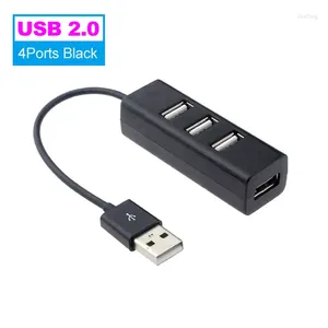 Hub 4 portas USB 2.0 3.0 Splitter High Speed ​​Multi Adapter Expander Cable para mesa de laptop PC Mac PC notebook