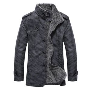 Skórzana męska sztuczna zimowa ciepła kurtka Solidna długie rękawowe pu płaszcz stojak grube szczupłe płaszcze płaszcze 220908