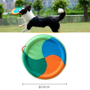 Dog Toys tuggar tyg som flyger tefat slitstr￤ckt utomhusf￥ngst och kast kast skiva leksak l￤tt f￶r husdjur grupp lek hund leveranser husdjur produkt 220908