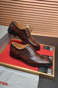 Marchi Stringate Scarpe da uomo da uomo Mocassini da ufficio Lusso Oxford Vera pelle Suola Abito da sposa per feste Walking Nero Marrone Ultimi 38-45