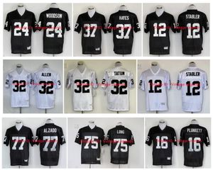 Throwback Bo Jackson Football Jersey Raideres Charles Woodson Jack Tatum Marcus Allen Biletnikoff Ken Stabler Jim Plunkett Ronnie Lott Long Lyle Alzado Tim Brown