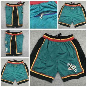 Just Don Basketball-Shorts für Herren. Exquisite bestickte Taschenhose aus Stoff