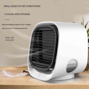 Electric Fans M201 Mini Thermantidote USB Desktop Home Office Air Conditioner Fan Portable Air Cooler 5V 1A T220907