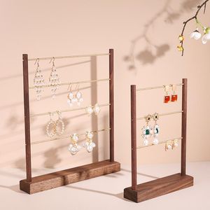 Jewelry Pouches Organizer Storage Earring Display Stand Wood Sets For Women Jewellery Making Supplies Necklace Holder Hanging