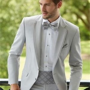 Erkek Suit Blazers Gri Takım Erkekler Blazer Beach Düğün Erkekler Beyaz Pantolonlu Akıllı Terno İnce Fit Smokedo Palto Balo Ceket Kostüm Homme 2pcs 220909