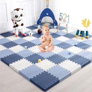 Spielenmatten 30 cm Baby Foam Crawling Mat Children Eva Bildungsspielzeug Kinder Soft Floor Matte Kette Fitness Brick Gym Spiel Teppich 220909