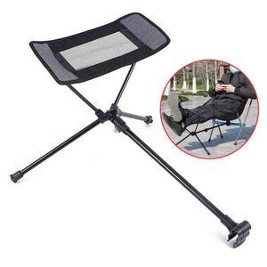 Camp Furniture Portable Stool Collapsible Footstool For Camping Beach Chair Folding Fishing Outdoor BBQ Camping Chair Foot Recliner Foot Rest 0909