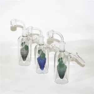 水ギセル14.5mmジョイントアッシュキャッチャーガラスアダプターDownStem Percolator 4 arm Glass Recycler Water Pipes for Oil Rigs