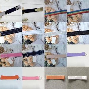 Wholesale mens hair band styles for sale - Group buy 16 Styles Fashion Designer Brand Double Letter Printing Headband Luxury Mens Womens Elastic Mixed Color Pure Cotton Hairband Crystal Rh199v