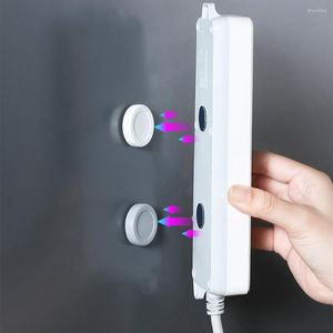 Ganci 2 pezzi potente porta chiavi magnetiche da appendere a parete per forbici per attrezzi, supporto per riporre il telecomando, scaffale per la casa