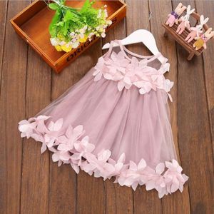 Baby girl v￪tements en dentelle fleur fille robe florale pour tout-petit princesse robe de f￪te en bas ￢ge cadeau de baby shower d'￩t￩ v￪tements nouveau-n￩s dhw2167