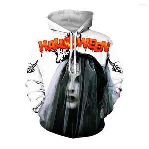 Herrtr￶jor Jumeast 3d tryckt sl￶ja h￤xa skalle sport halloween grafik ￶verdimensionerad baggy pullover hoodie toppar streetwear m￤n kl￤der