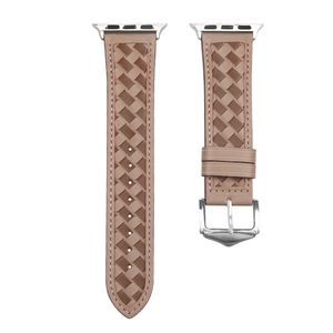 Vintage geflochtenes Lederarmband für Apple Watch Band 49 mm 45 mm 41 mm 42 mm 44 mm 40 mm 38 mm Luxus-Armband Iwatch Serie 8 7 6 5 4 3 Austauschbares Uhrenarmband-Zubehör