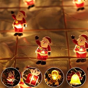 Другая вечеринка для мероприятий поставляет рождественские игрушки Light Santa Claus String Coremer для домашнего рождественского Navidad Noel Dize Ornamen 220908