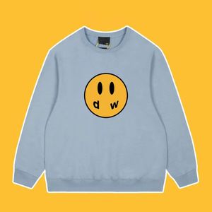 Kalite Çizim Kapşonlu Kış Pamuk Liner Gülümseme Anime Y2K Erkekler Sweatshirts Nedensel Sıcak Düz Drews Bariyer Yumuşak Street Giyim Genç Adam MHSS