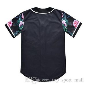 College wearNew Style Man Baseball Jersey Sport Shirts 3D Fashion With Button Good Quality 37