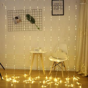 Stringhe 3X2/3X3M LED Ghiacciolo Tenda di Luce Stringa Cascata Meteor Shower Natale Matrimonio Fata Luci Decorazione Vacanza Atmosfera