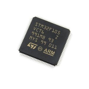 新しいオリジナル統合回路STM32F105VCT6 ICチップLQFP-100 72MHzマイクロコントローラー